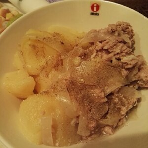 塩麹で！あっさり塩肉じゃが